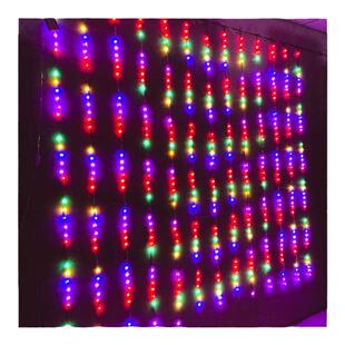 新款遥控高亮数码V形瀑布灯插电彩灯箭形多样闪春节阳台装扮户外