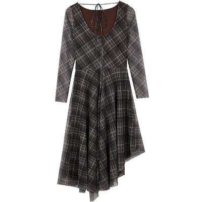 ONLY不规则设计中长裙连衣裙