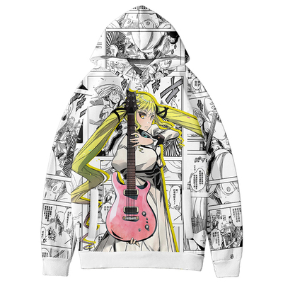 铃之宫莉莉纱黑铁音羽卫衣痛衣