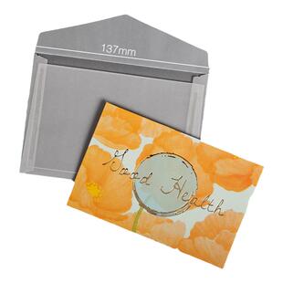 烫金贺卡生日空白卡片纸手写diy祝福卡片ins感谢情人节信笺信封套装贺卡母亲节情书送女神母亲妈妈贺卡创意