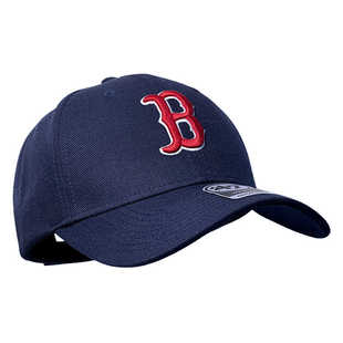 正品波士顿红袜队B字母刺绣棒球帽 晨曦NY硬顶鸭舌帽子男女情侣款