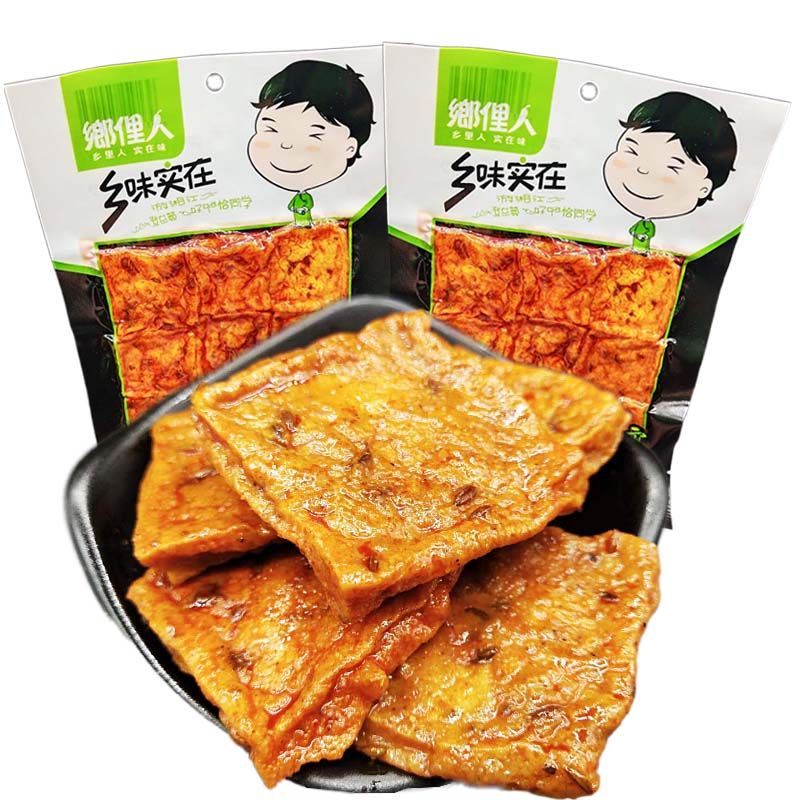 湖南长沙臭豆腐乡里人豆干香辣零