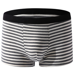 男士内裤男平角裤纯棉透气大码四角裤头男生青年个性潮流全棉短裤