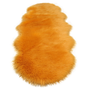 长毛绒地毯卧室房间不规则少女可机洗仿羊毛床边床头北欧毛毯地垫