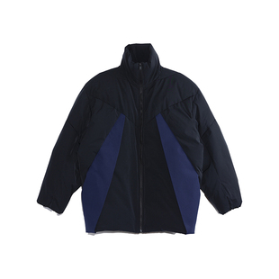 Roaringwild/咆哮野兽主线 黑色拼接结构羽绒外套【热销中】