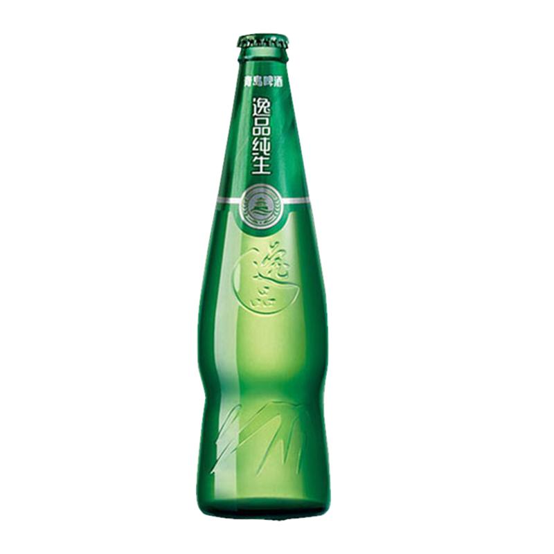 青島啤酒逸品純生原麥汁濃度9度218ml*24瓶箱啤官方直營全國包郵