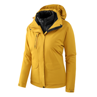 羽绒内胆户外冲锋衣男女三合一可拆卸保暖防风防水团购工作登山服