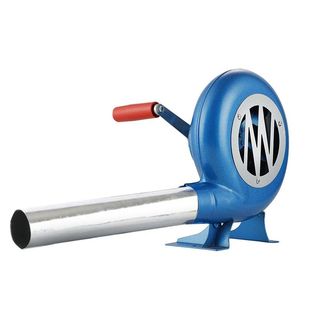 手摇鼓风机手摇式强力手动户外烧生火家用柴火炉手动吹风机吹炉子