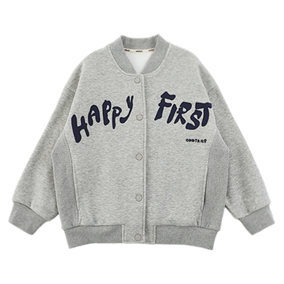 oddtails男童春秋美式棒球服外套2025新款洋气男孩秋季运动上衣潮