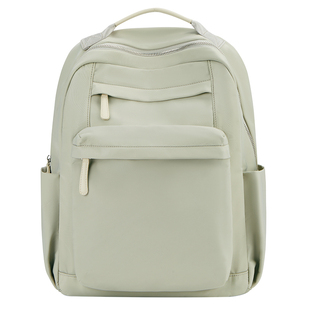 双肩包女士背包2026新款通勤包女生大学生电脑书包简约轻便旅行包