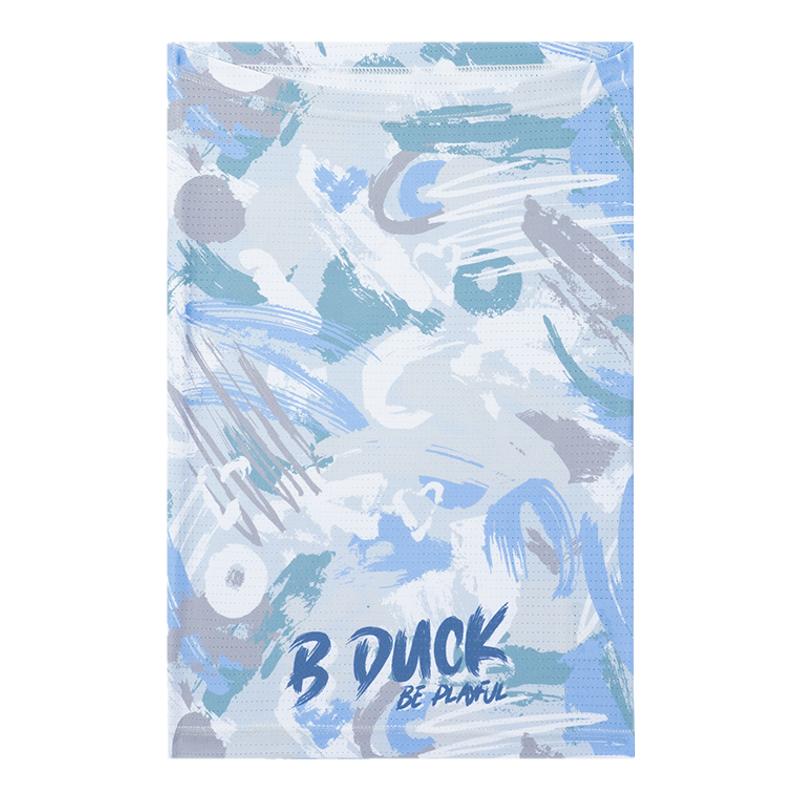 B.Duck儿童防晒面罩upf50+凉感防紫外线户外防护透气四季遮阳脖套