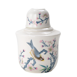 金岚玉骨瓷热酒器老式黄酒温酒器烫酒壶套装温酒壶家用中式半斤酒