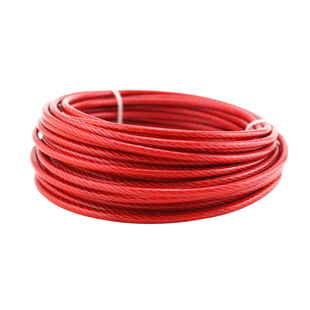 304不锈钢包塑晾衣绳钢丝绳红色黑色DIY挂绳子 晒衣服被子可定制