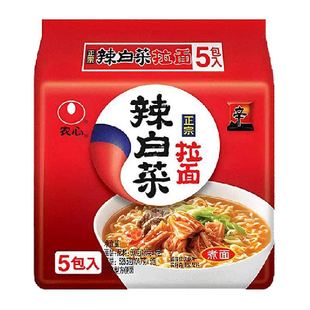 农心辛拉面辣白菜多口味辣白菜速食韩国风味煮方便速食泡面