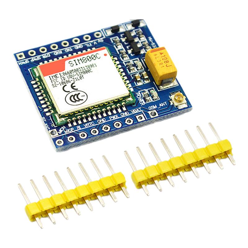 SIM800C GSM GPRS模块高配带蓝牙 短信 适配51/STM32程序
