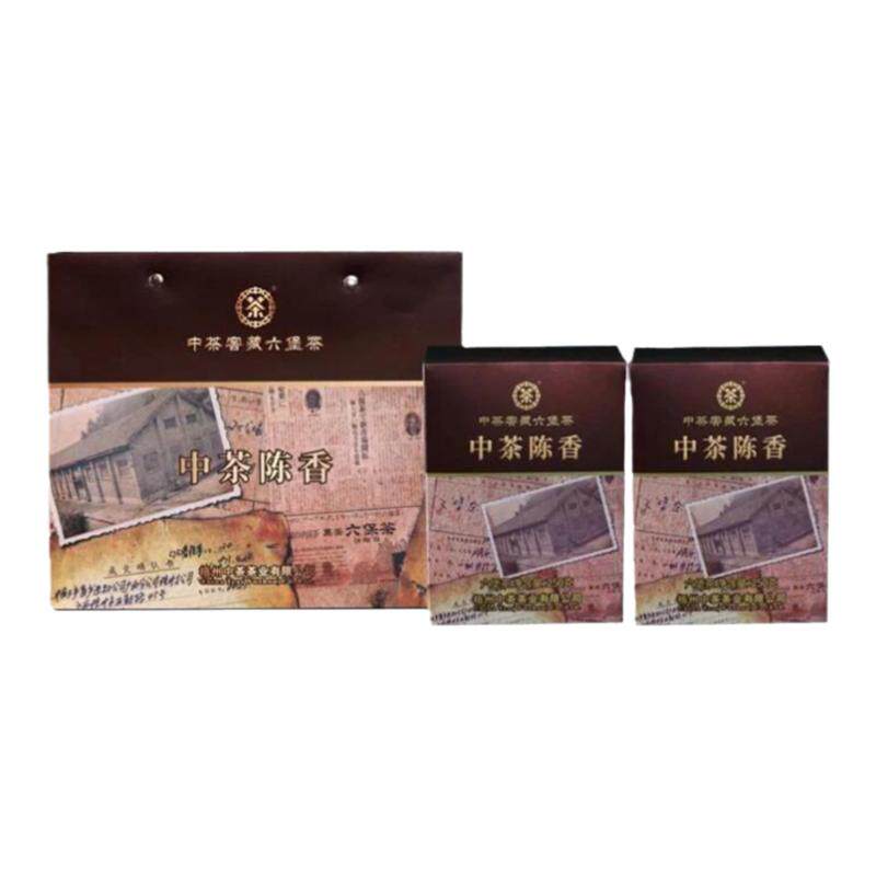 中茶六堡茶陈香广西特级黑茶散茶2018年陈化盒装250g