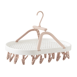 顺艺袜子晾晒架多夹子家用阳台多功能挂内衣裤防风无痕晒袜子神器