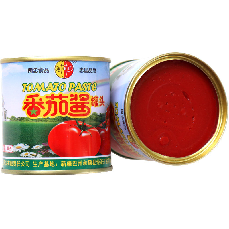 新疆小罐番茄酱198克半球红原装