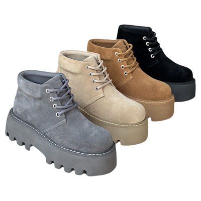 超轻专柜同款2025新款厚底马丁靴