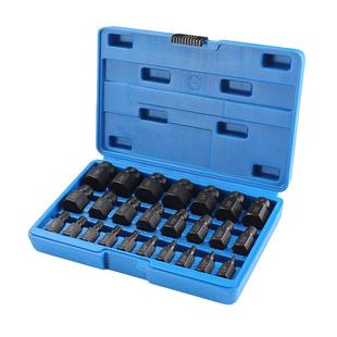 内六角螺丝取出神器25件套断头螺栓滑丝滑牙专用花键破损拆除工具