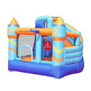博士豚家用充气城堡儿童蹦蹦床室内小型滑梯球池充气堡淘气堡玩具