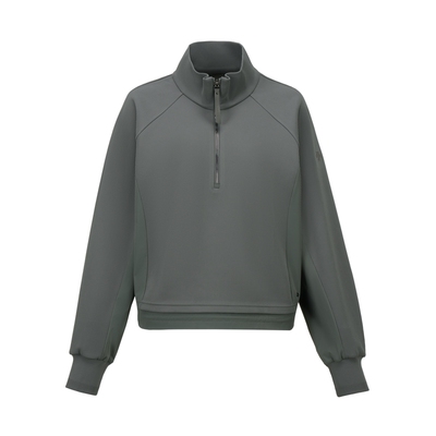 DESCENTE迪桑特WOMEN’S STUDIO系列女士锁温半拉链针织套头衫