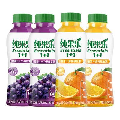 纯果乐380ml*4瓶整箱装