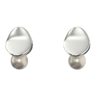 TOGGLER DAILY 经典系列 淡水珍珠灵动925银镀金耳钉耳环秋冬通勤