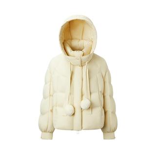 千仞岗2025冬季新款羽绒服短款保暖面包服青春校园风外套可爱上衣