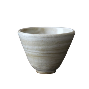 寒山居禅意粗陶品茗杯手工陶瓷茶杯功夫茶具小杯子古风日式品茶杯