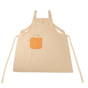 树可胖橘家用围裙做饭防水防油高级感年轻款摆摊薄款厨房专用可爱