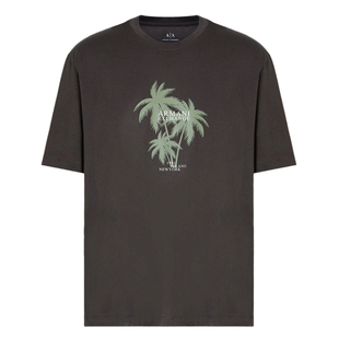 Armani/阿玛尼AX 男士潮牌时尚休闲圆领短袖T恤 XM000772 AF12308