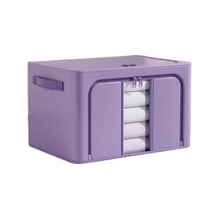 衣服收纳箱家用布艺百纳箱学生宿舍衣物被子整理盒储物筐折叠箱子