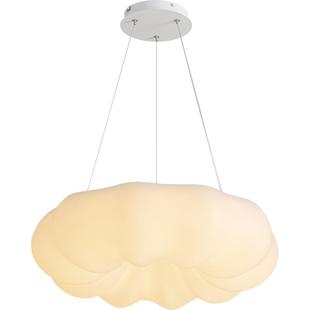 欧普照明/奶盖啵啵/奶油风吊灯Ra95全光谱智能白色客卧餐厅套餐DD
