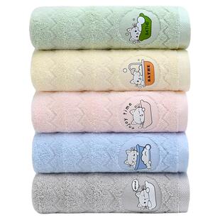 洁丽雅7A抑菌纯棉洗澡擦身体家用大毛巾加长加厚擦头干发吸水亲肤