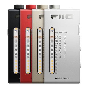 FiiO飞傲RR11便携式立体收音机双供电复古怀旧听广播铝合金随身听