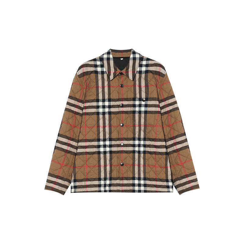【自营】BURBERRY/博柏利秋冬款男士休闲时尚棉服夹克氛围感穿搭