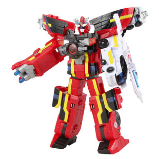 巨神战击队玩具4热浪合体变形机器人太阳爆裂冲锋战机王勇击3男孩