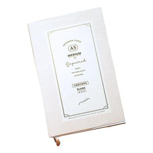 A5 自由搭配记事本替芯 1+1手帐专用周计划空白横线方格替换内页