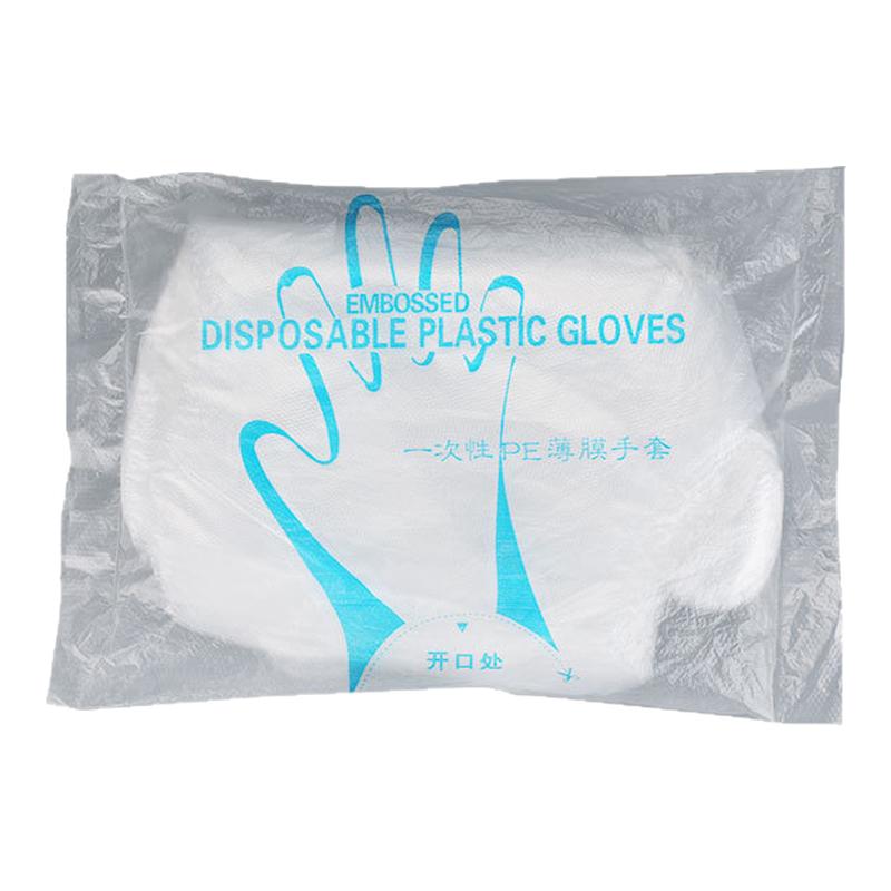 一次性手套加厚款透明薄膜手套