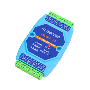 NTC热敏电阻温度采集模块变送传感器检测10K20K100K隔离型转RS485