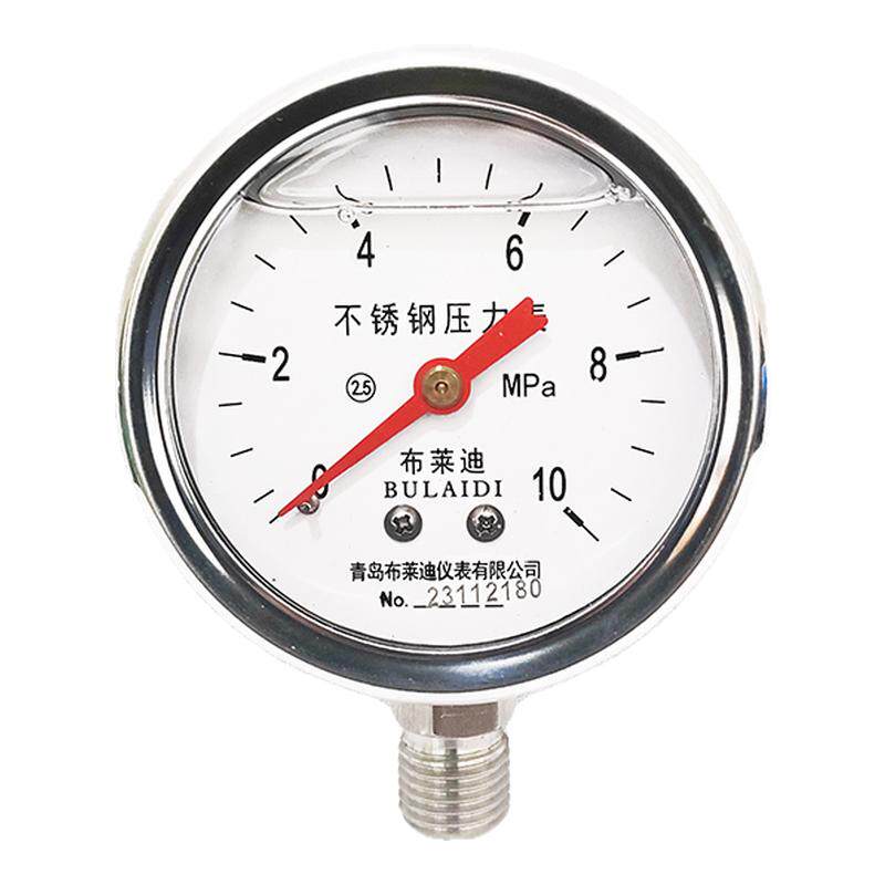 耐高温青岛压力表抗震