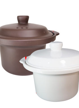 美的电炖锅tgs40w紫砂内胆5l