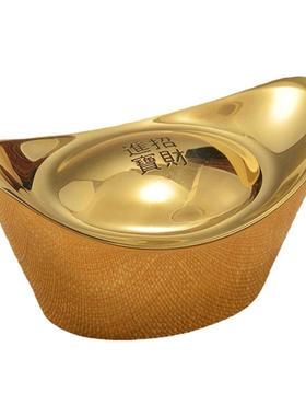 纯铜实心元宝工艺品摆件家居摆件