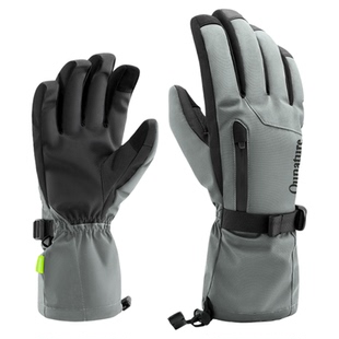 保暖手套登雪山女冬防水骑行电动车可触屏加绒防风东北滑雪手套男