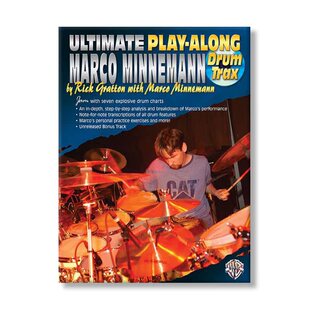 格拉顿与明尼曼终极游戏 鼓的专辑 带2CD Alfred原版进口乐谱书 Ultimate Play Along Drum Trax Marco Minnemann 00-0725B