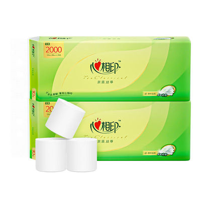 心相印卷纸4层2000g茶语无芯卷