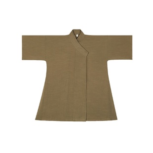 织造司原创[绛荷]中国风汉元素吊带连衣裙女禅意锦袍外衫改良汉服