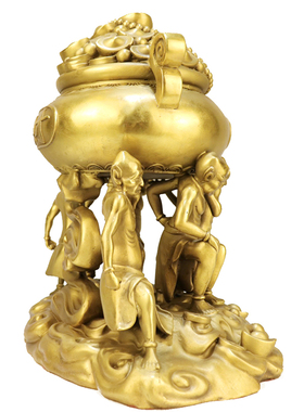 黄铜材质祝福中式客厅