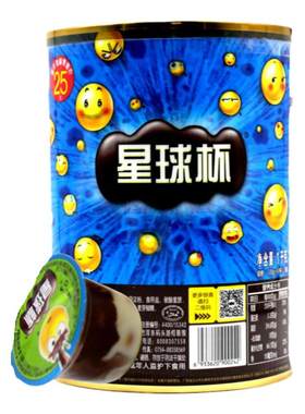 星球杯巧克力杯桶装夹心饼干零食